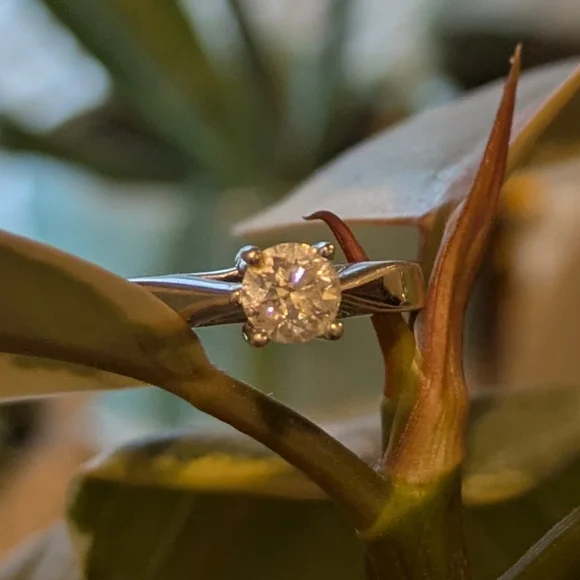 Zales Natural Diamond Engagement Ring
